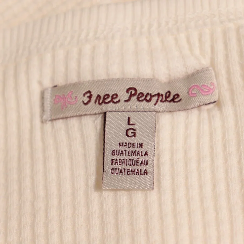 NWT Free People X Revolve Santa Clara Thermal in Alabaster - Picture 15 of 16